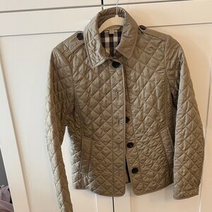 Burberry Classic Quilted Beige Jacket